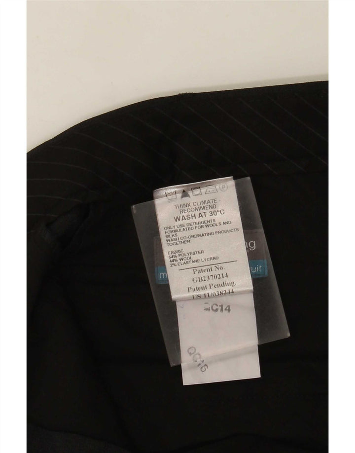 Calça masculina Marks & Spencer Pegged Suit W36 L33 cinza poliéster