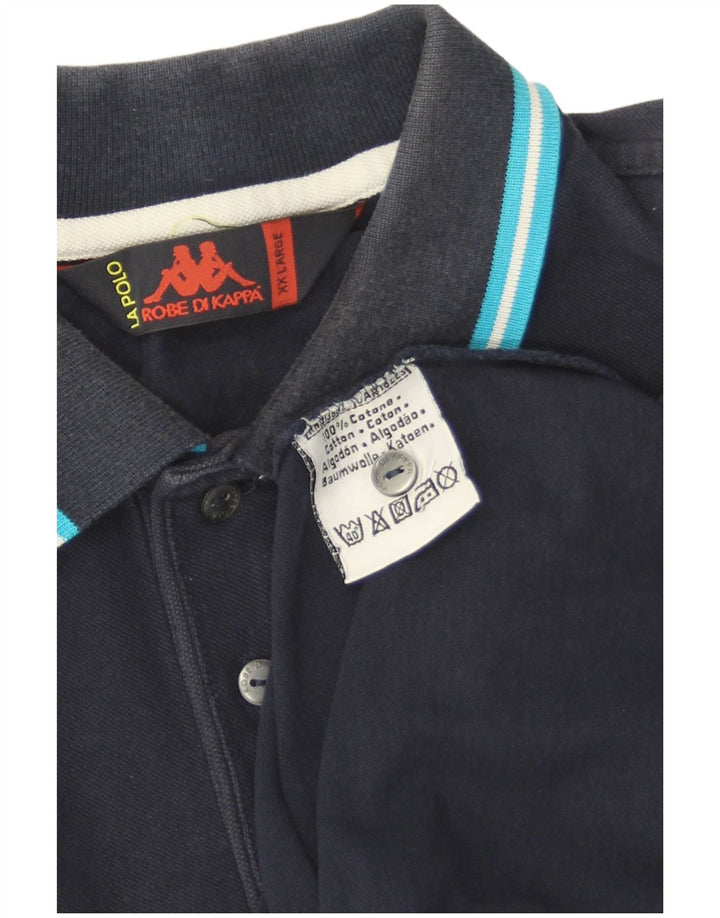 Camisa polo masculina Kappa 2XL azul marinho