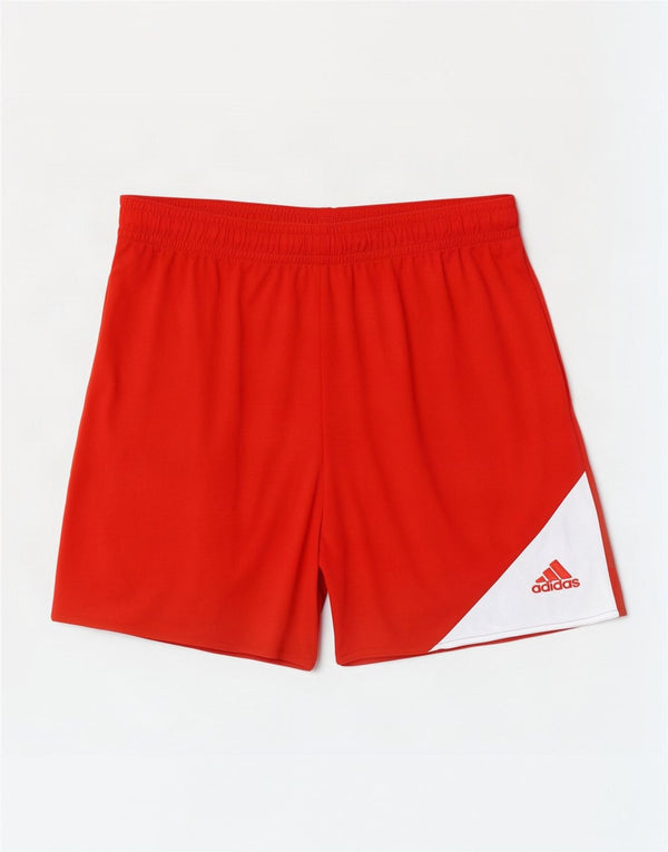 Adidas Masculino Climalite Sport Shorts 2XL Vermelho Colorblock Poliéster