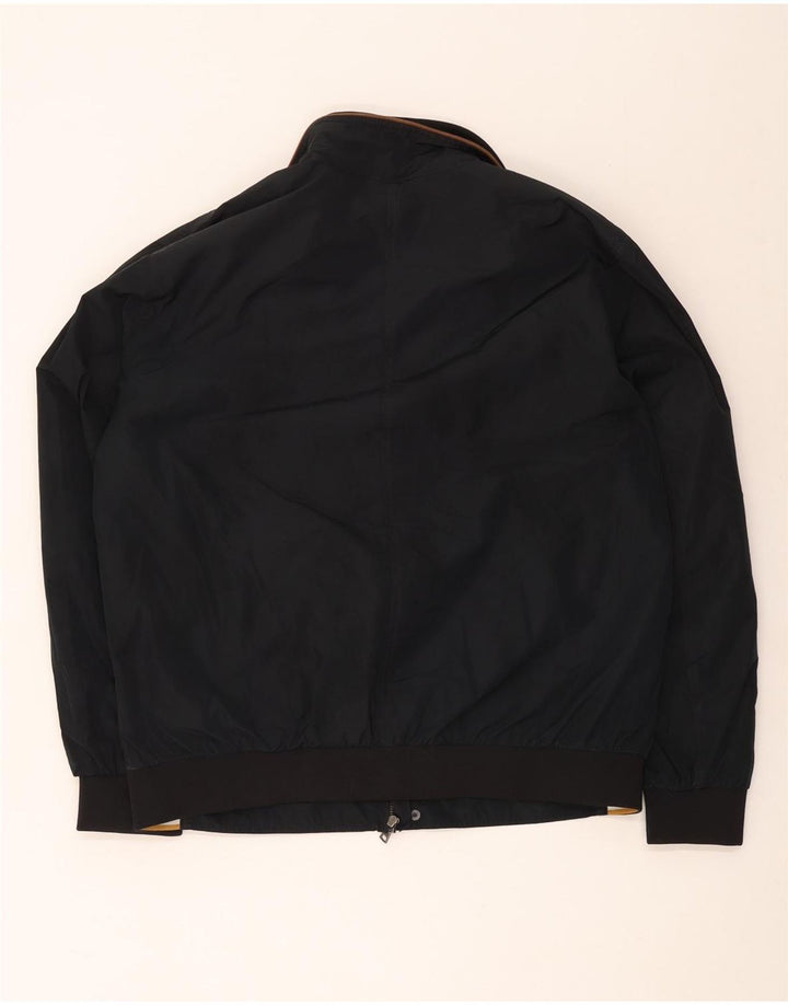 Jaqueta bomber masculina Marks & Spencer Blue Harbor Reino Unido 40 grande poliéster preto