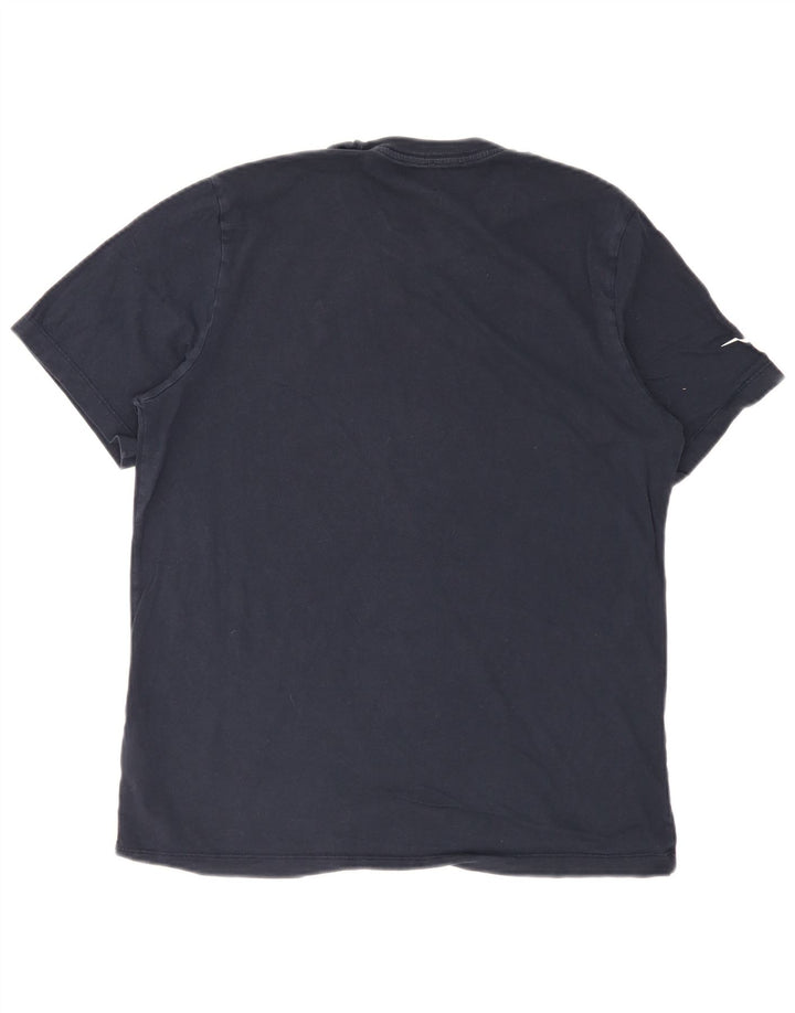 Camiseta masculina Nike grande algodão azul marinho