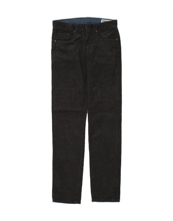 JULES Mens Straight Corduroy Trousers W27 L34  Grey Cotton Vintage Jules and Second-Hand Jules from Messina Hembry 