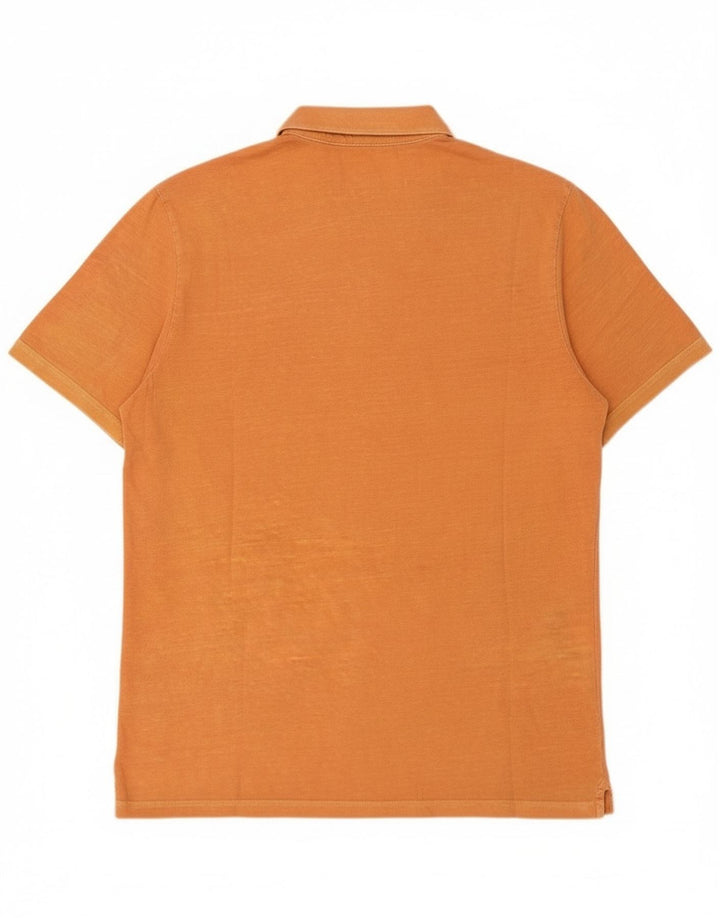Camisa polo masculina North Sails Regular Fit pequena laranja algodão