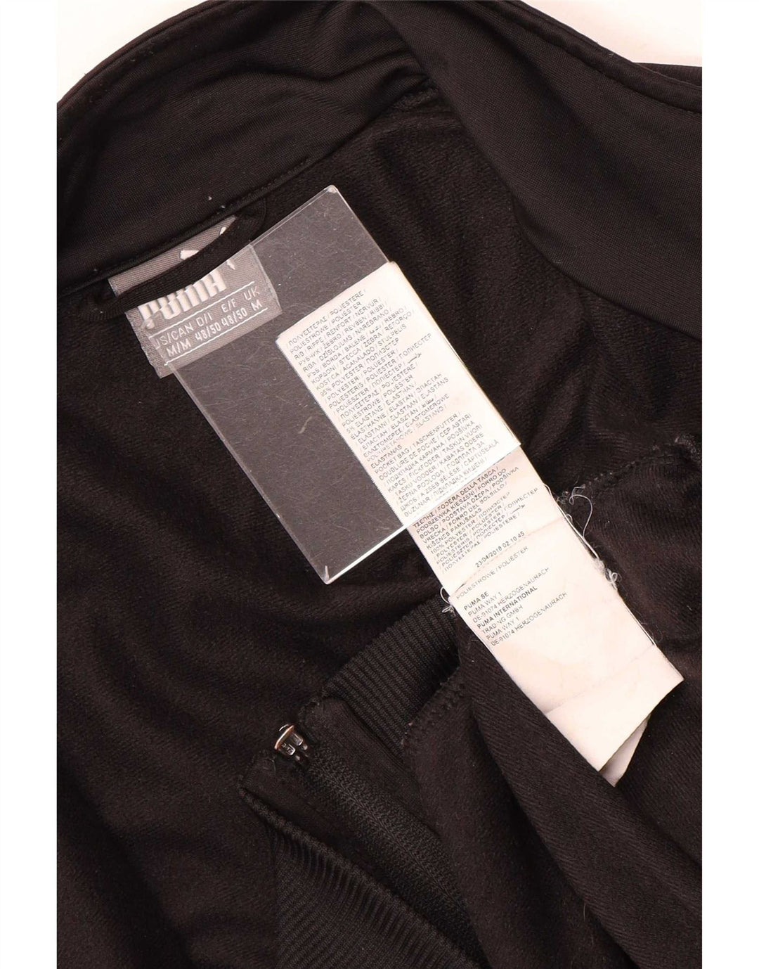 Jaqueta Puma Mens Graphic Tracksuit Top Médio Preto
