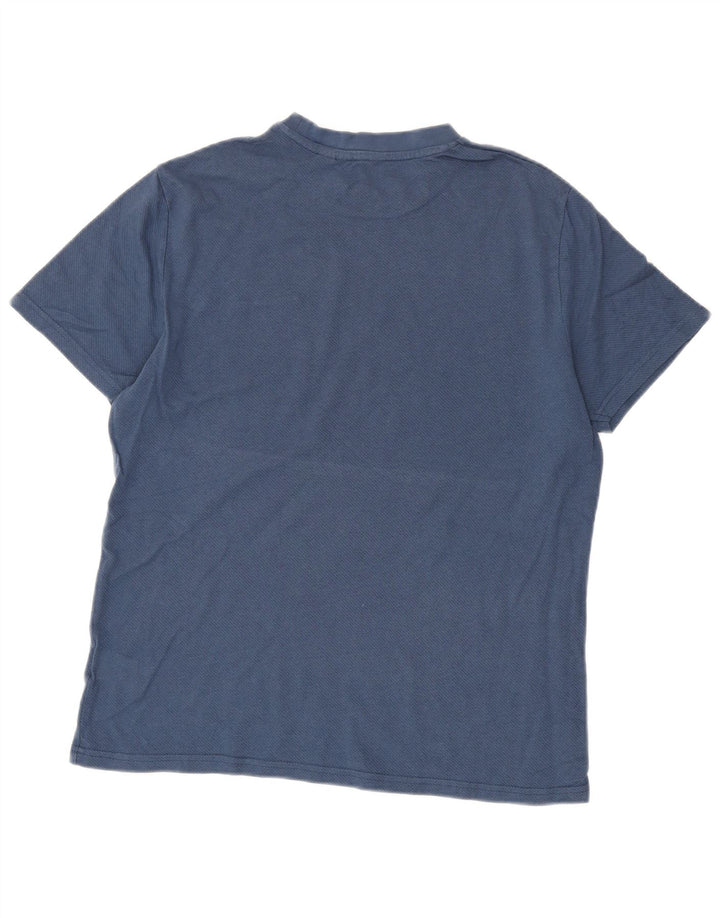 Camiseta masculina Ben Sherman Top médio algodão azul marinho