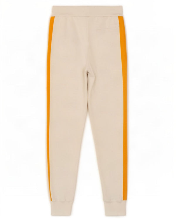 Calça de treino feminina Zara Joggers UK 10 pequeno bloco colorido branco