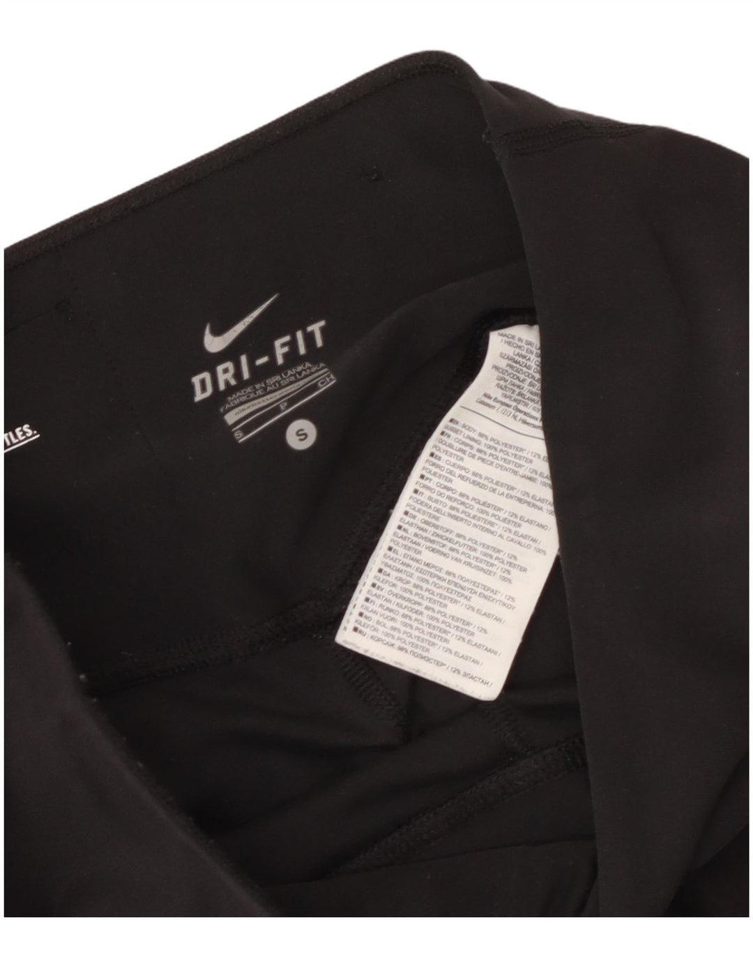 Leggings Nike Dri Fit UK 10 Pequeno Poliéster Preto