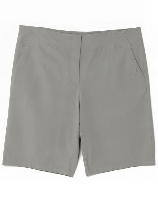 Izod Womens Golf Chino Shorts US 14 XL W34 Gray Rayon