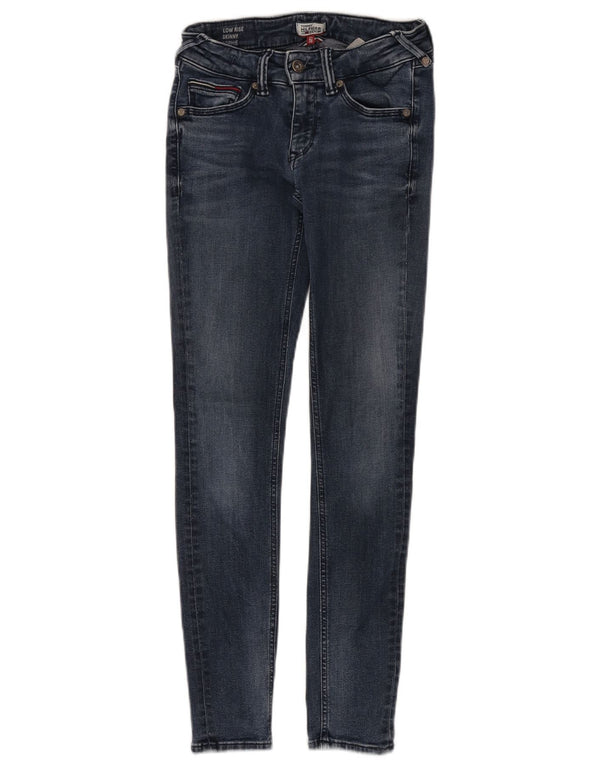 TOMMY HILFIGER Feminino Sophie Cintura Baixa Jeans Skinny W27 L30 Azul Algodão