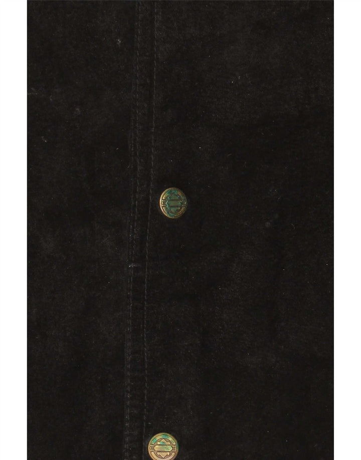 Colete masculino de camurça Pionier 4XL preto