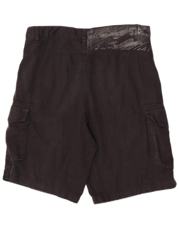 Shorts cargo masculino Billabong W34 grande algodão preto