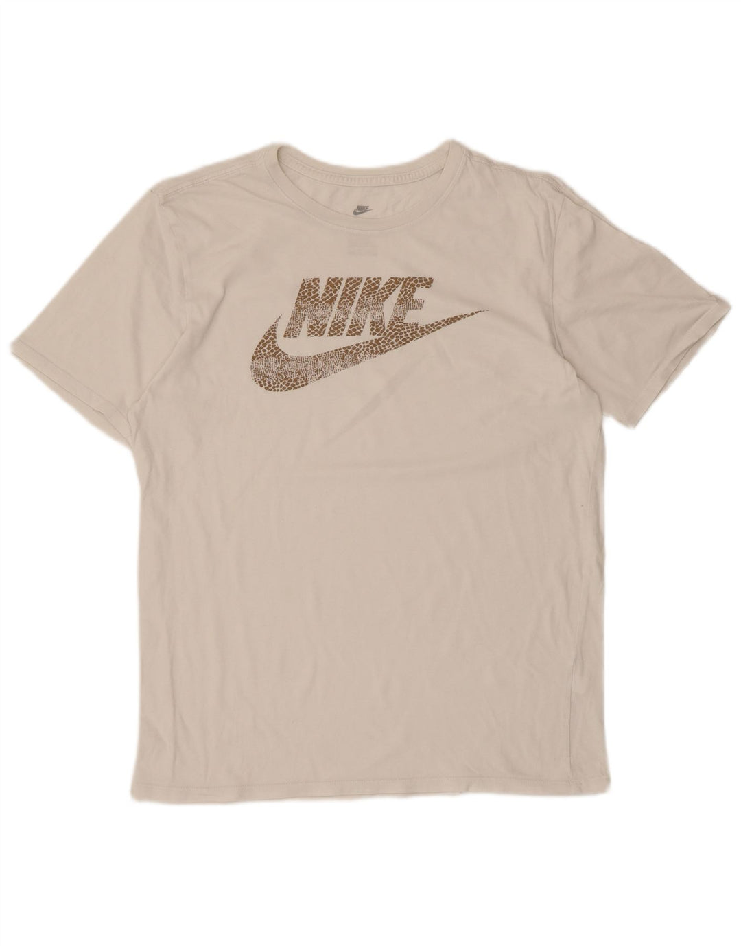 Camiseta Nike masculina Athletic Cut Graphic Top Médio Branco