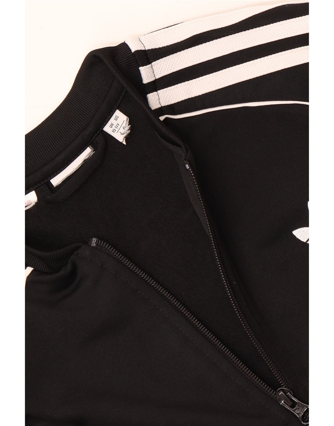 Casaco de treino Adidas para meninas 10-11 anos preto