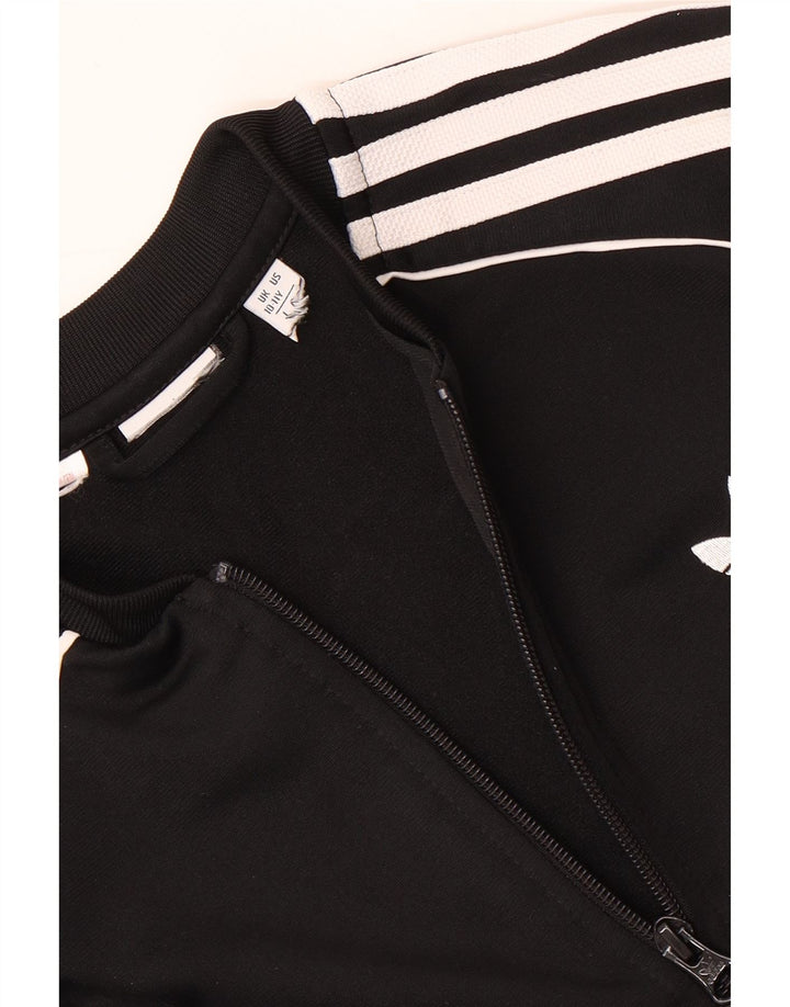 Casaco de treino Adidas para meninas 10-11 anos preto
