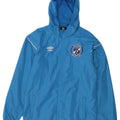 Jaqueta superior de moletom com capuz para meninos UMBRO 13-14 anos XL azul poliéster