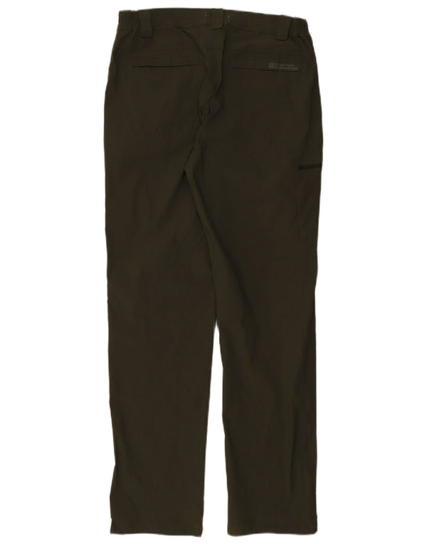 Calça cargo feminina para caminhada Mountain Warehouse Reino Unido 12 médio W30 L31 cáqui