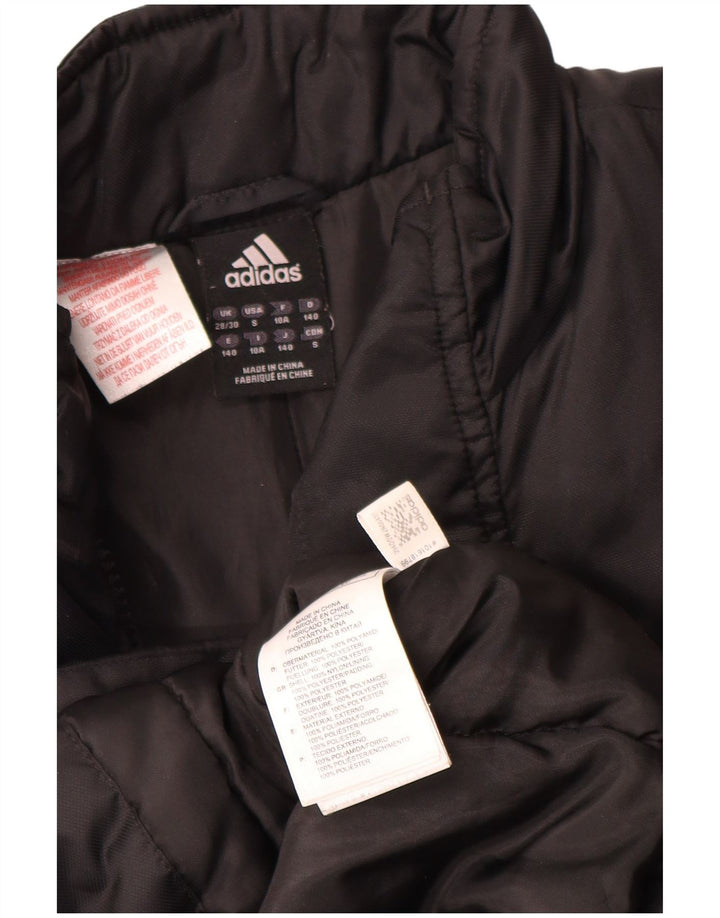 Casaco acolchoado Adidas Boys AC Milan 9-10 anos preto poliéster