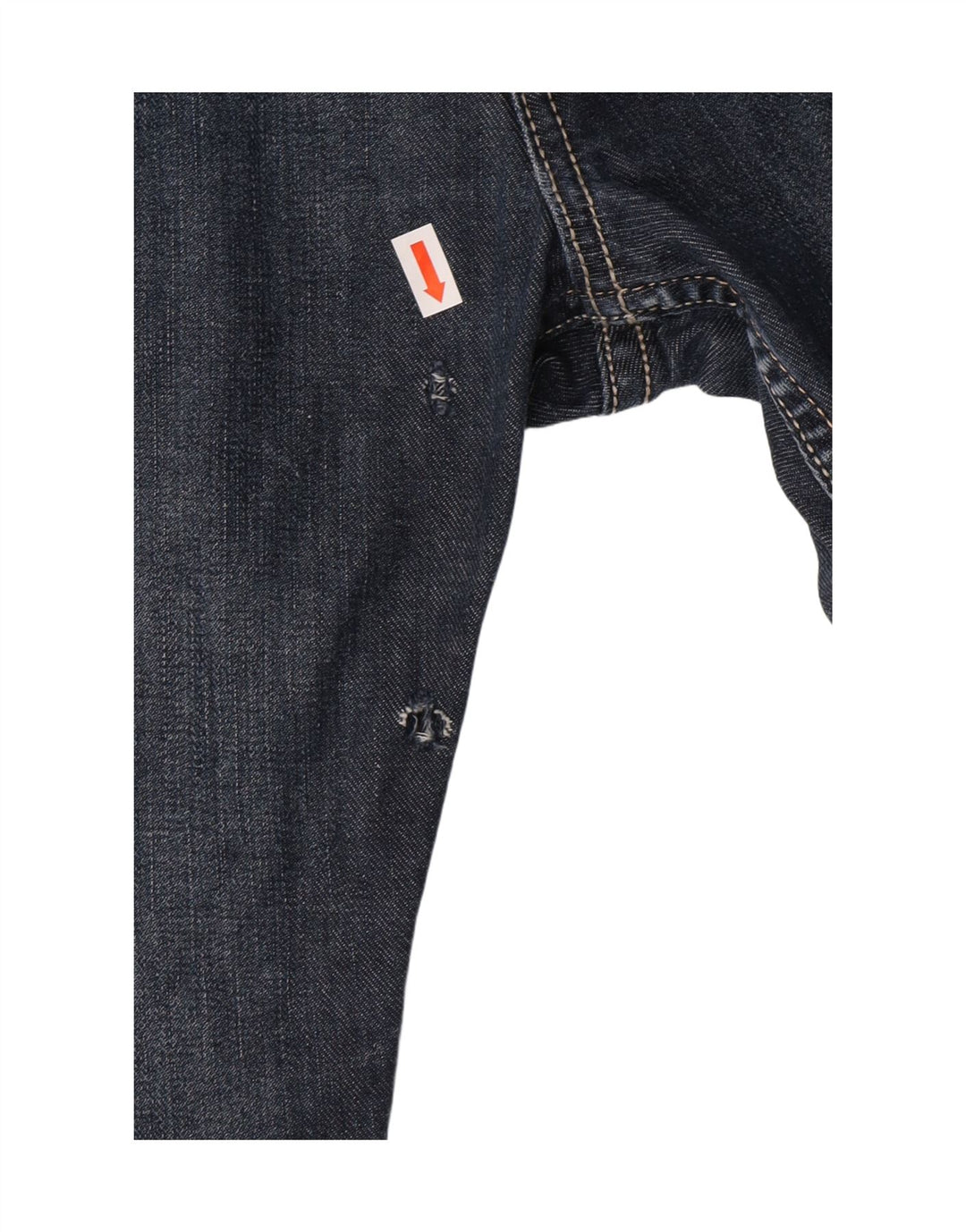 Calça jeans feminina Crank Straight WRANGLER W33 L31 algodão azul