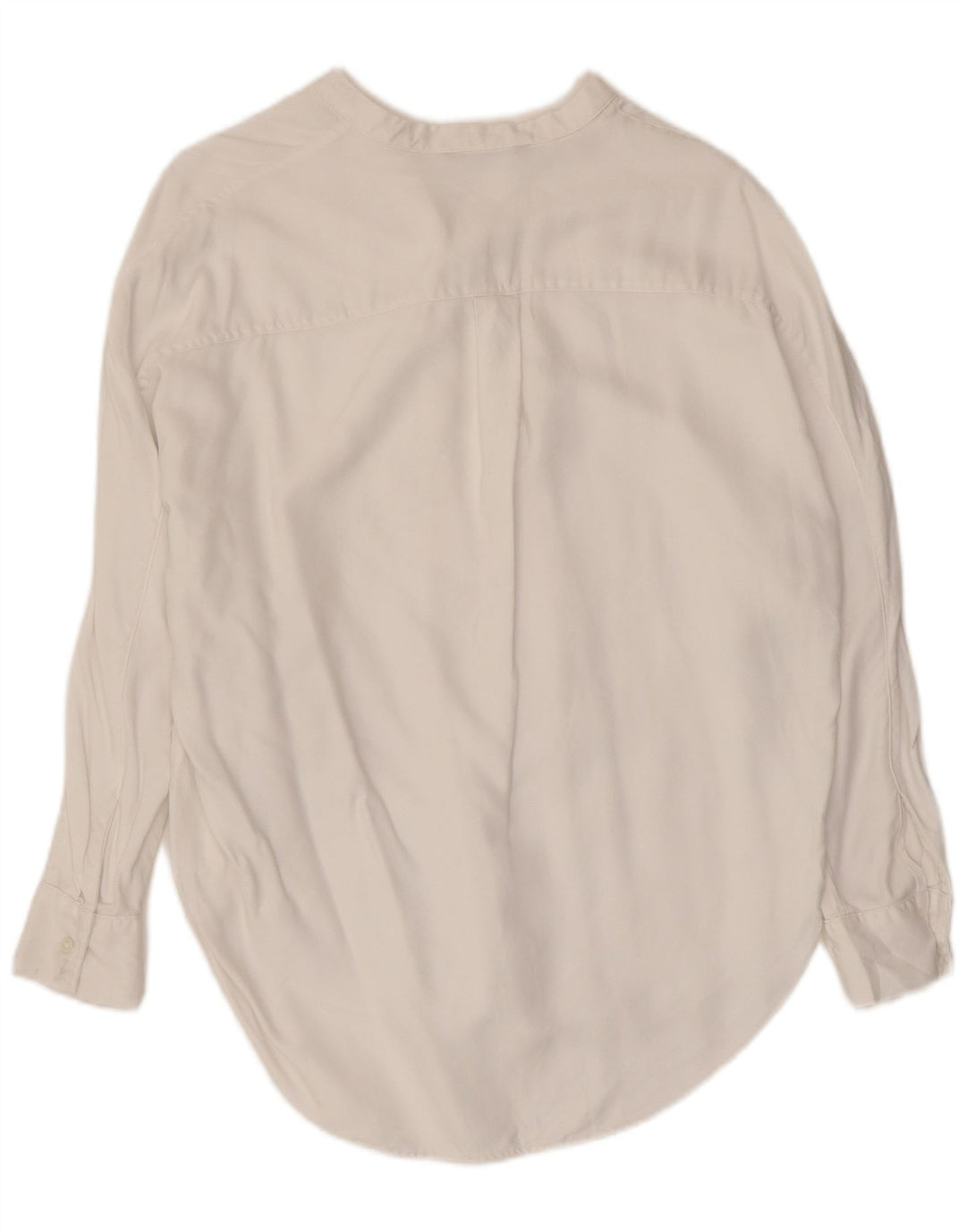 Camisa pulôver feminina pequena BANANA REPUBLIC Reino Unido 14 médio branco