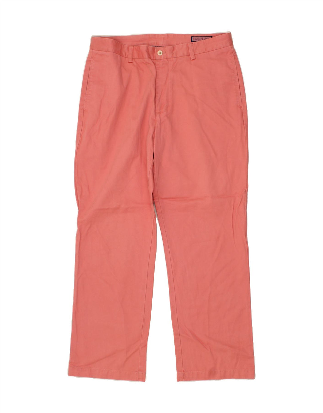 VINEYARD VINES Mens Straight Chino Trousers W35 L30 Pink Cotton Vintage Vineyard Vines and Second-Hand Vineyard Vines from Messina Hembry 