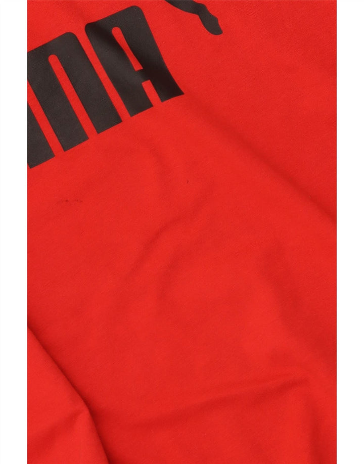 Puma Camiseta Masculina Graphic Top Grande Vermelho