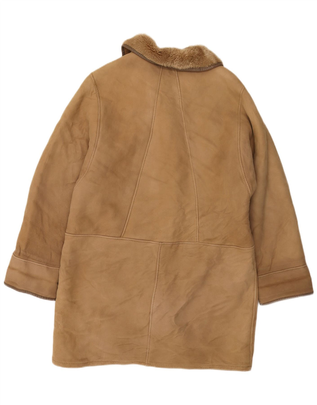 Casaco feminino Shearling Persona tamanho 21 Shearling bege médio