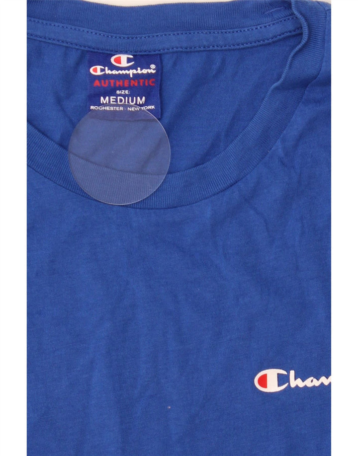 CHAMPION Mens Colete Top Azul Médio