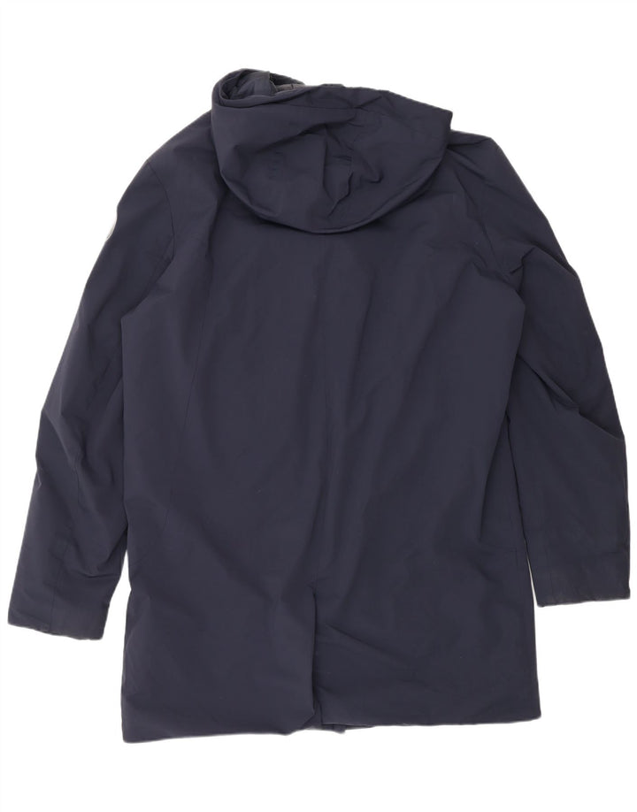 Jaqueta Parka masculina com capuz Museum IT 54 2XL azul marinho nylon