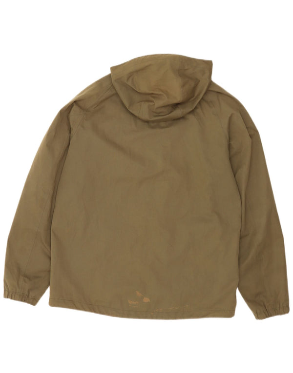 Jaqueta de chuva masculina com capuz Barbour UK 38 médio cáqui