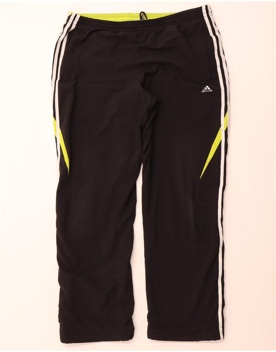 Calças de treino Adidas Mens Climalite UK 44/46 Grande Poliéster Preto