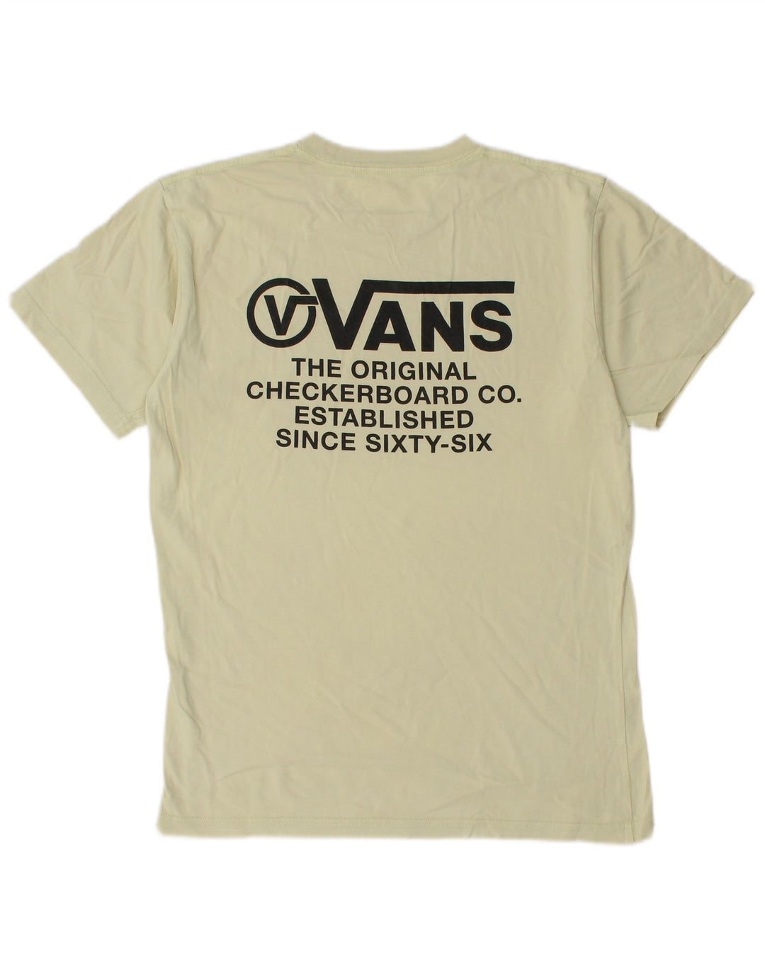 Camiseta masculina Vans Classic Fit Graphic pequena amarela