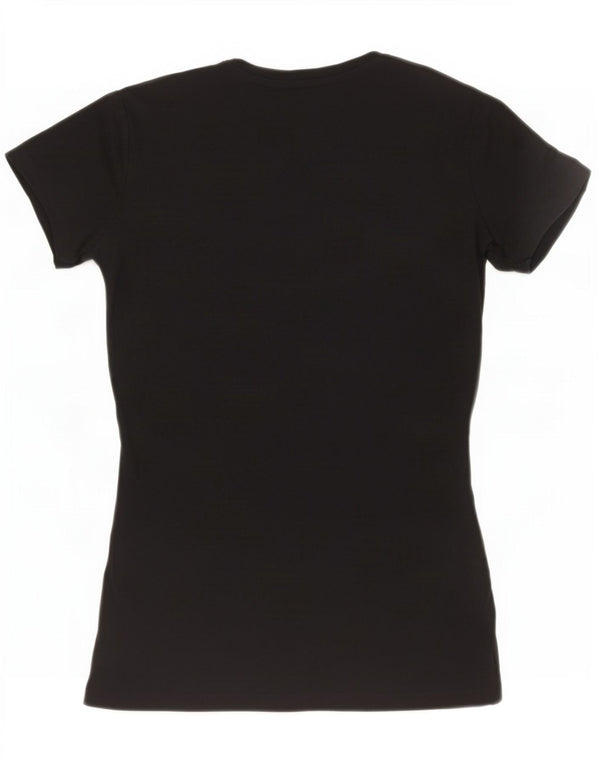 Camiseta feminina Guess com estampa gráfica UK 6 XS preta