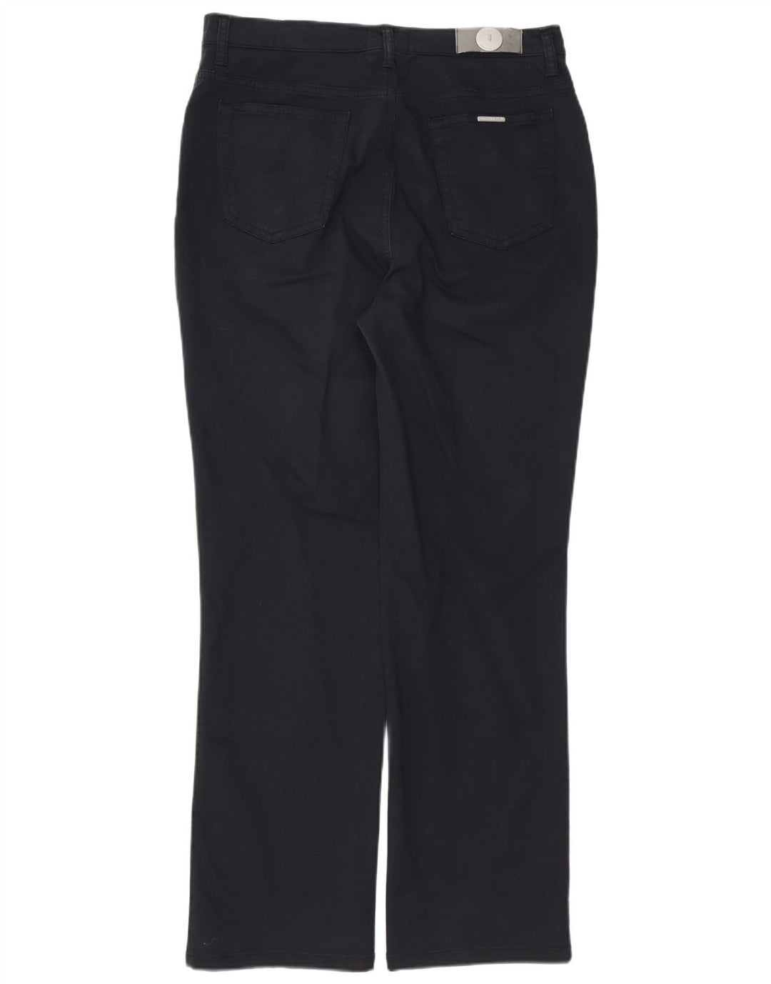 Calça casual feminina TRUSSARDI cônica W34 L30 algodão preto