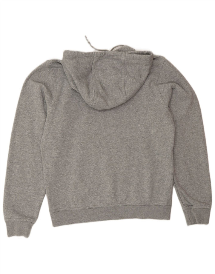 Jumper com capuz masculino Nike pequeno algodão manchado cinza