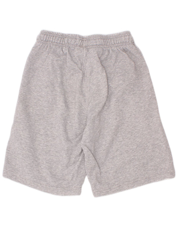 Shorts esportivos gráficos Adidas para meninos 11-12 anos cinza algodão