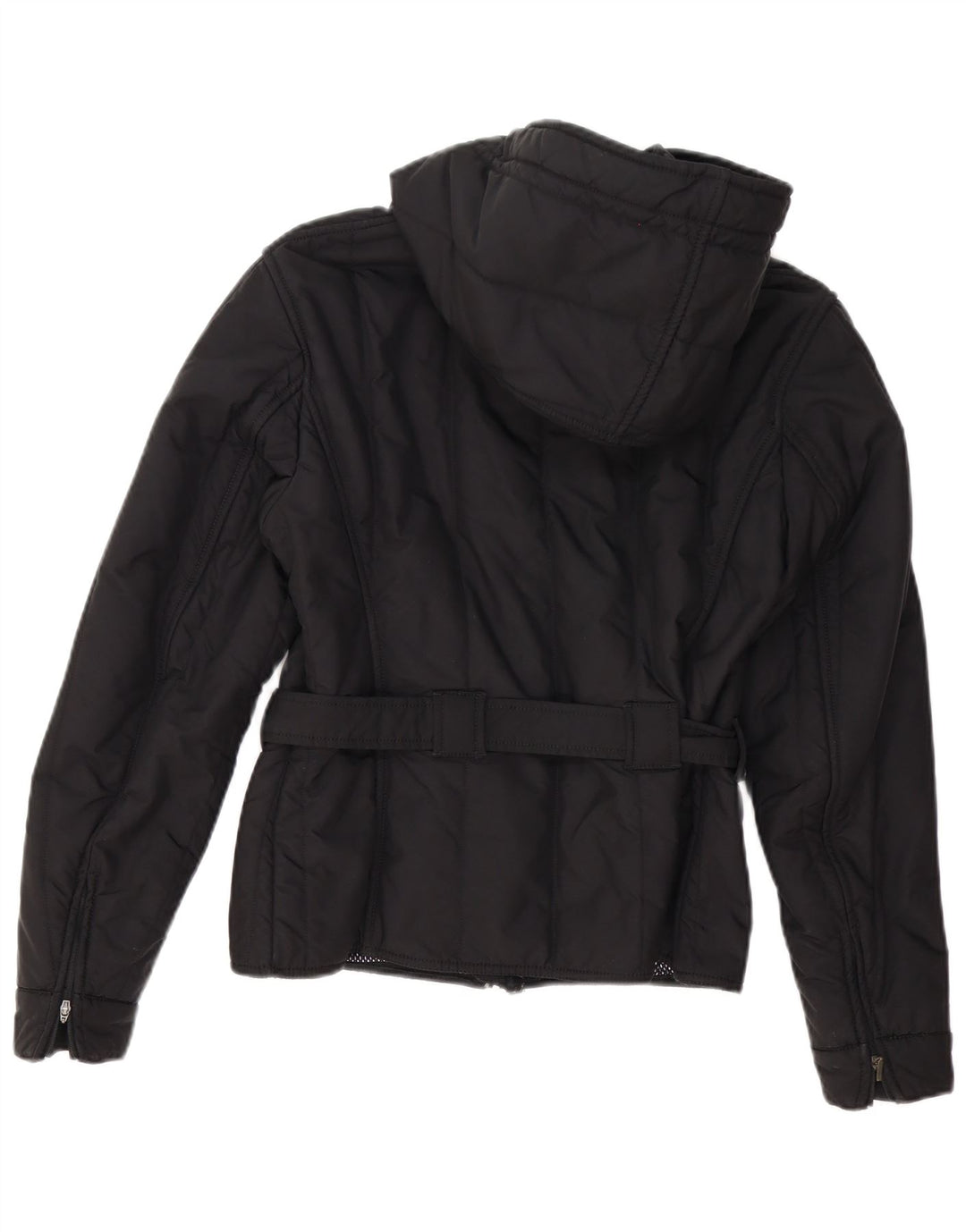 Jaqueta acolchoada com capuz feminina Refrigiwear IT 46 grande poliéster preto