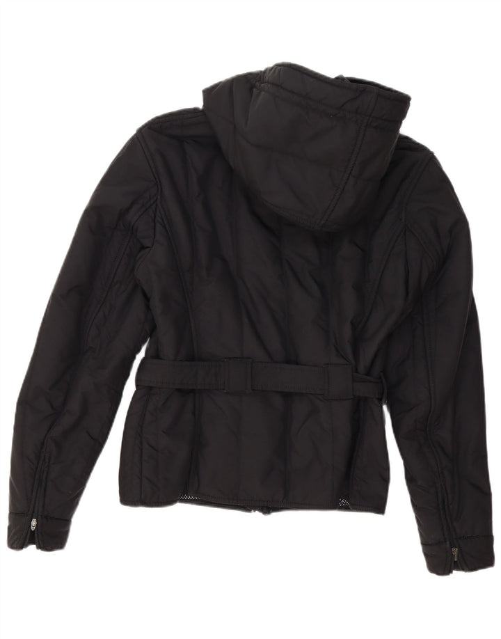 Jaqueta acolchoada com capuz feminina Refrigiwear IT 46 grande poliéster preto