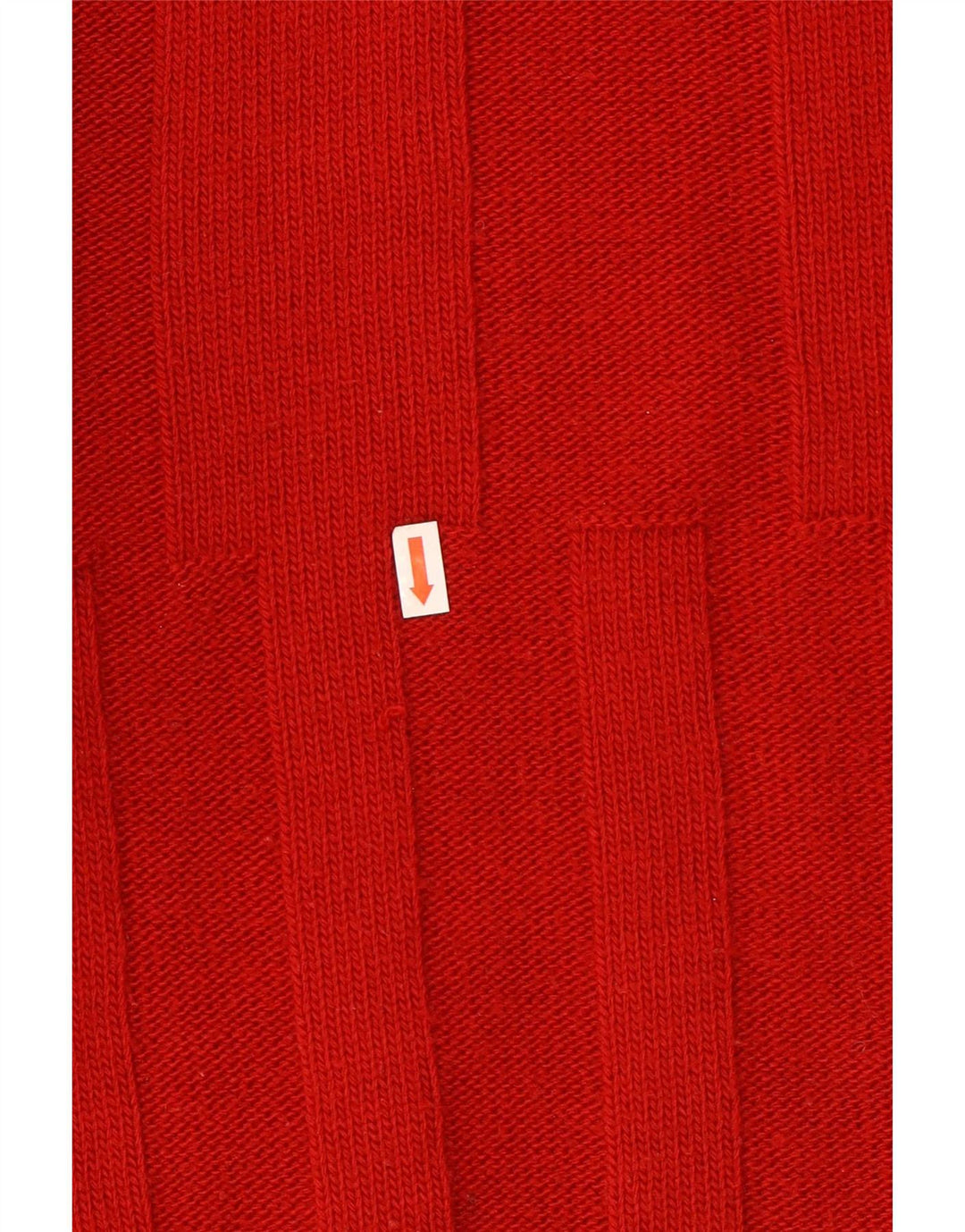 Suéter masculino Lacoste com gola redonda, tamanho 4, lã vermelha média