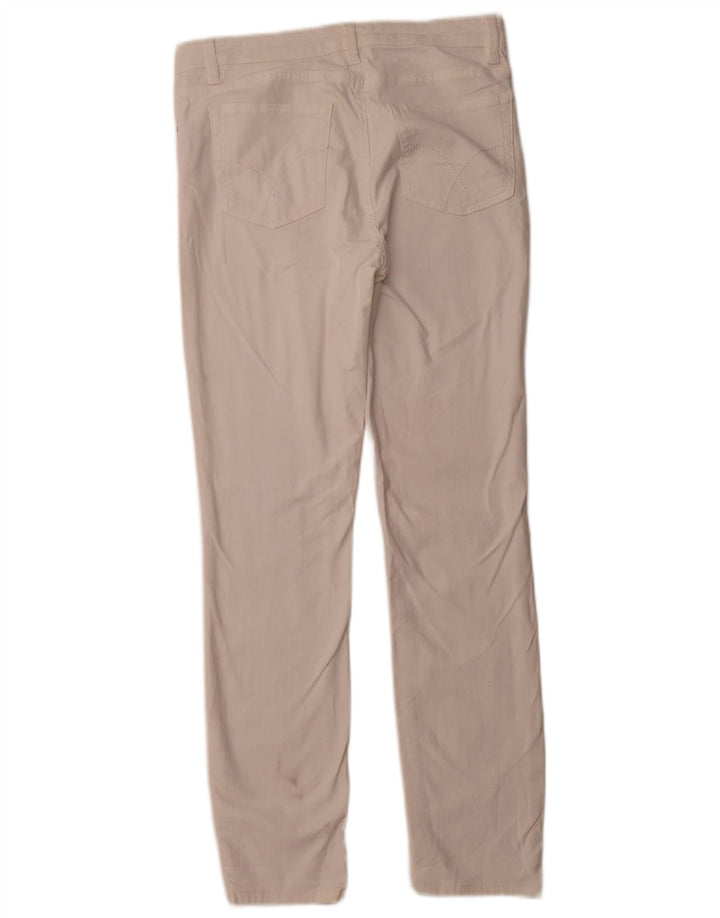 CREW CLOTHING Calça feminina casual slim UK 12 Médio W30 L29 Branco