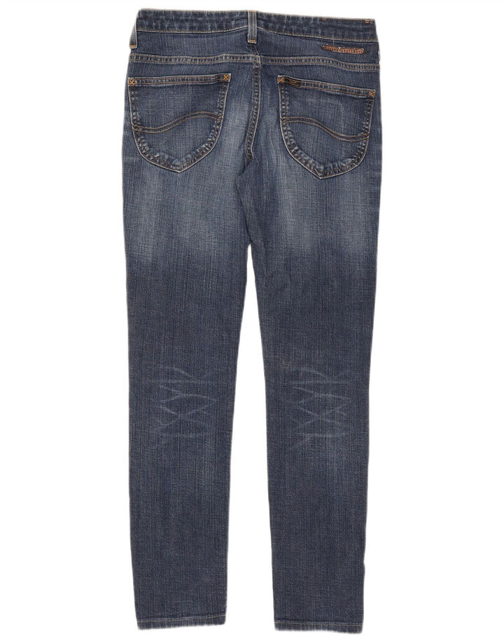LEE Calça jeans feminina Scarlet Slim W29 L27 algodão azul