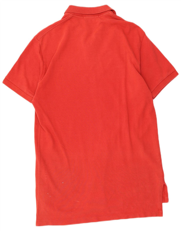 Camisa polo masculina POLO RALPH LAUREN algodão vermelho médio