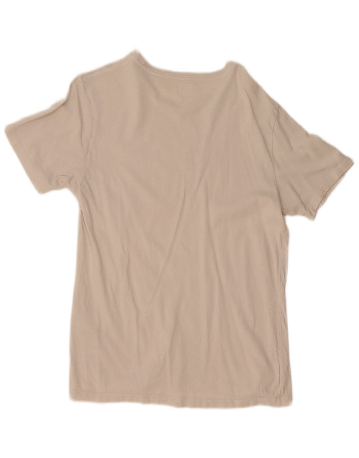 Camiseta masculina Levi's Standard Fit média de algodão off white
