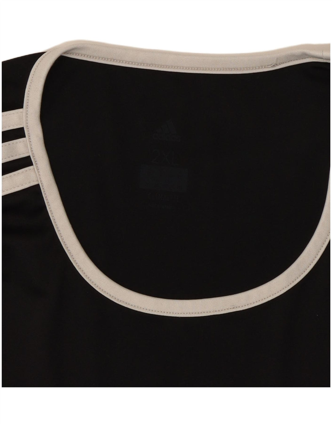 Camiseta Adidas Climalite Masculina Top 2XL Preto Colorblock