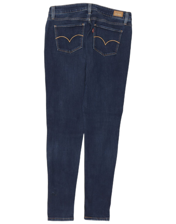 Jeans skinny feminino LEVI'S W31 L30 algodão azul marinho
