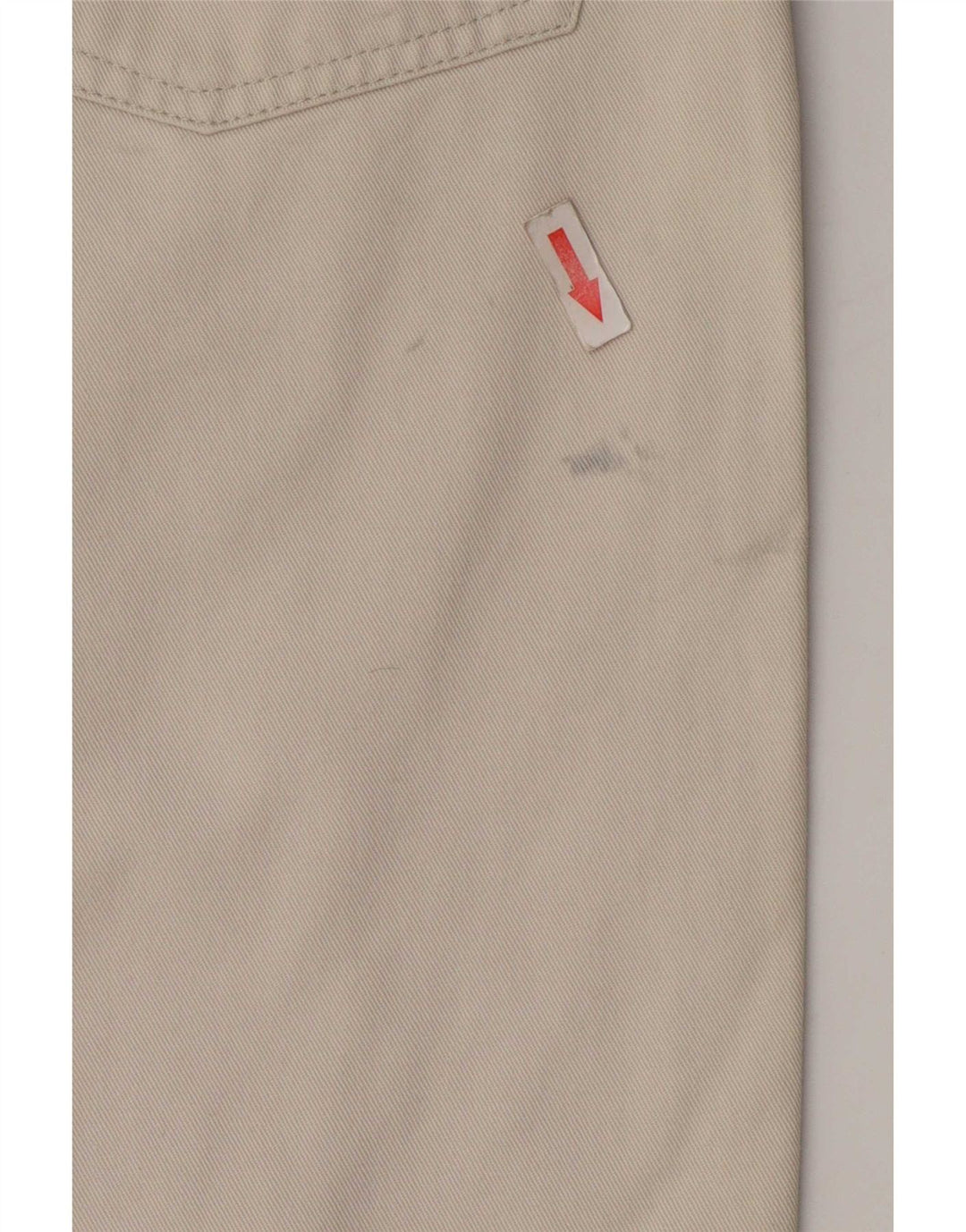 Shorts jeans feminino Dickies médio W30 algodão branco