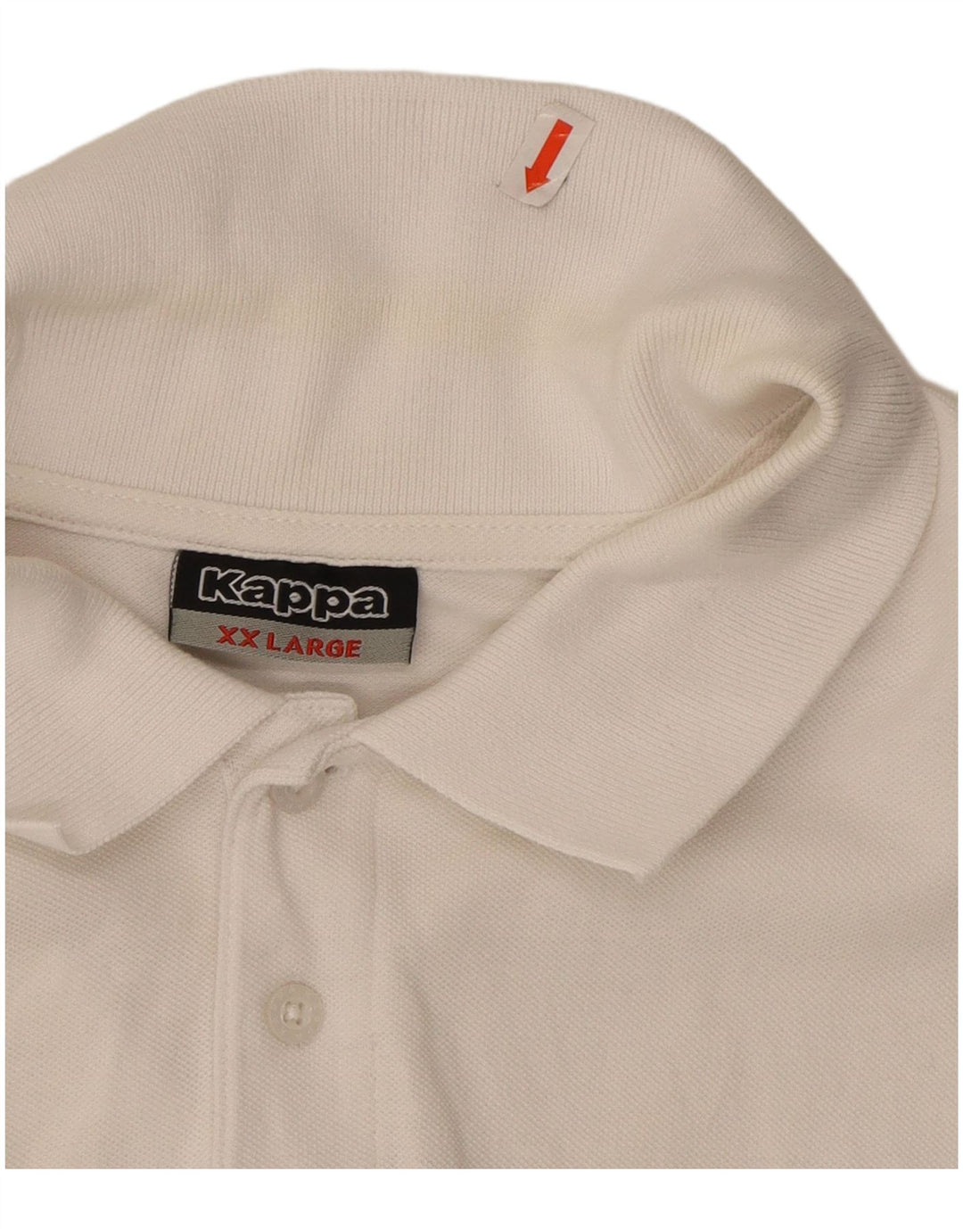 Camisa polo masculina KAPPA 2XL algodão branco