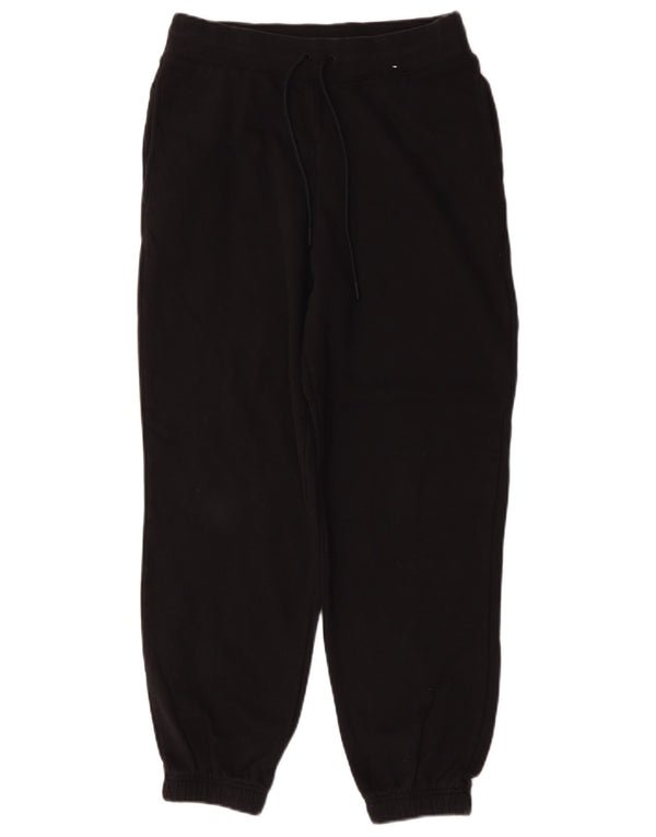 Calça de treino feminina Marks & Spencer Joggers Reino Unido 10 pequeno algodão preto