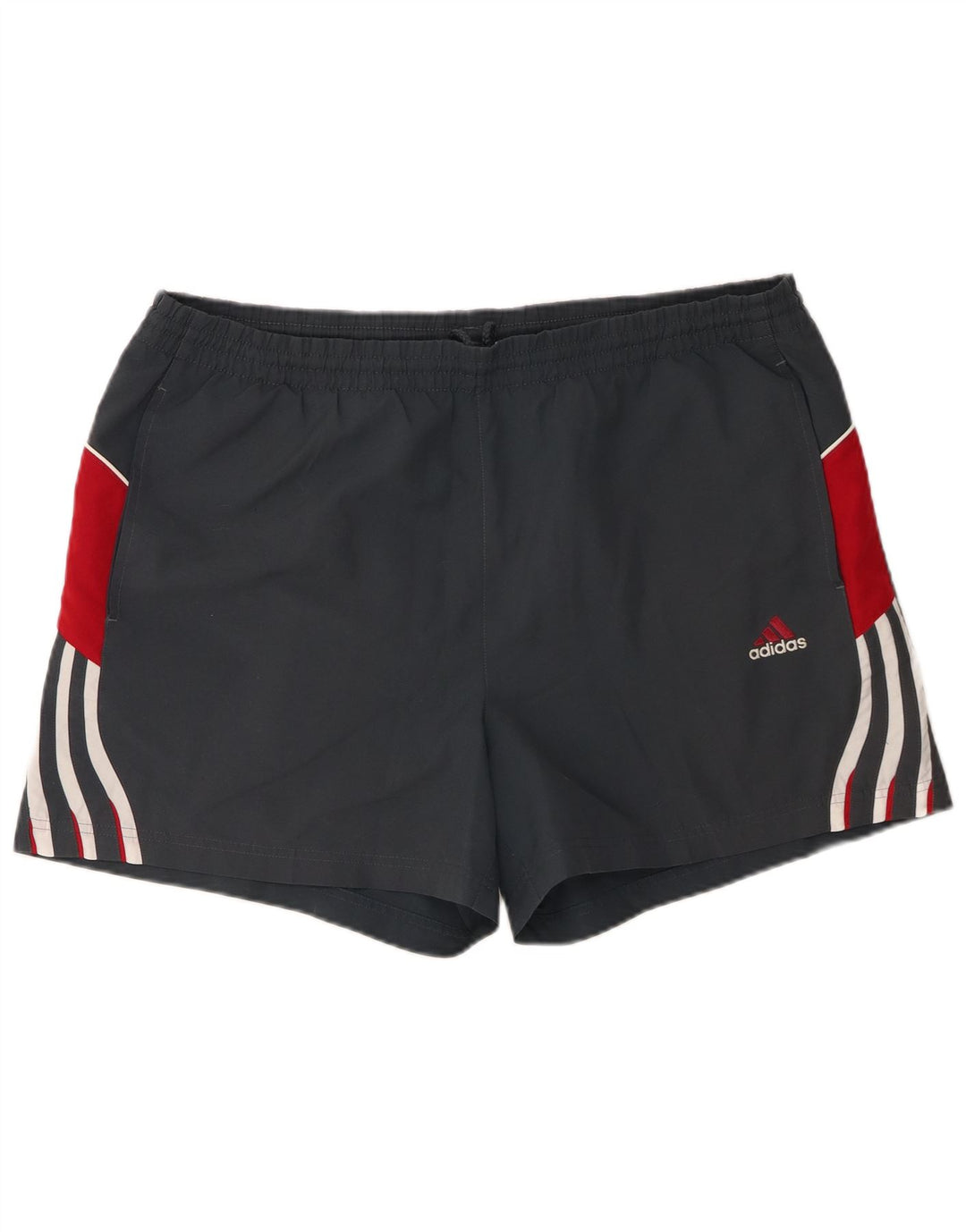 Shorts esportivos masculinos Adidas 2XL cinza colorblock