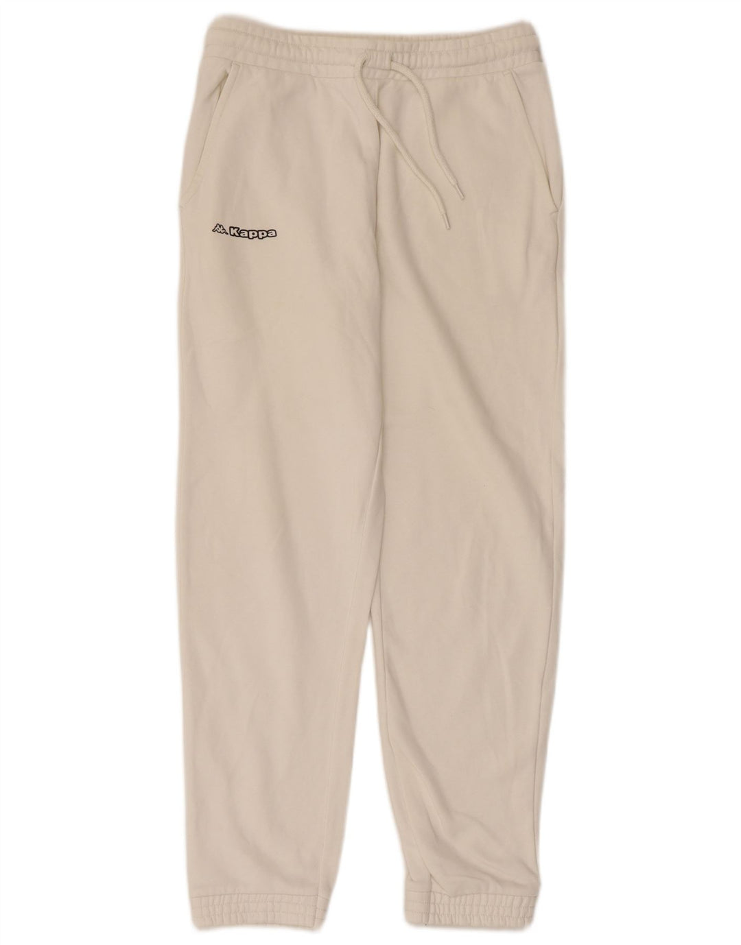 Calça de treino masculina KAPPA joggers pequeno algodão branco