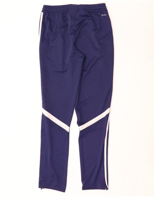 Calças de treino Adidas Boys Climacool 13-14 anos azul marinho poliéster